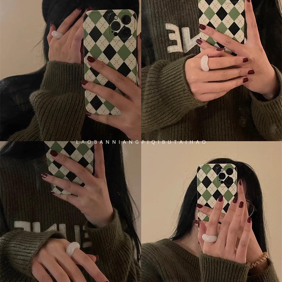 El pequeño blogero del libro rojo con el mismo anillo de resina en forma de tesoro único de nicho, anillo de viento frío para atraer riqueza