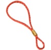 Red golden festive key bag with zipper, accessory