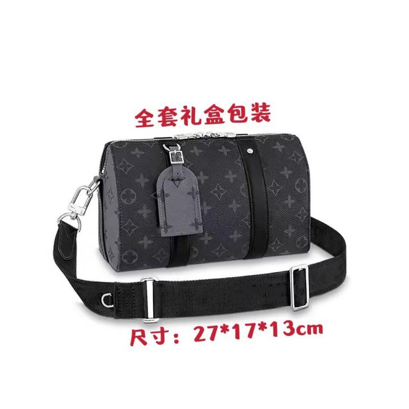 新款keepall25 枕头包压花单肩包滚筒包圆筒包时尚斜挎包男女通用|undefined