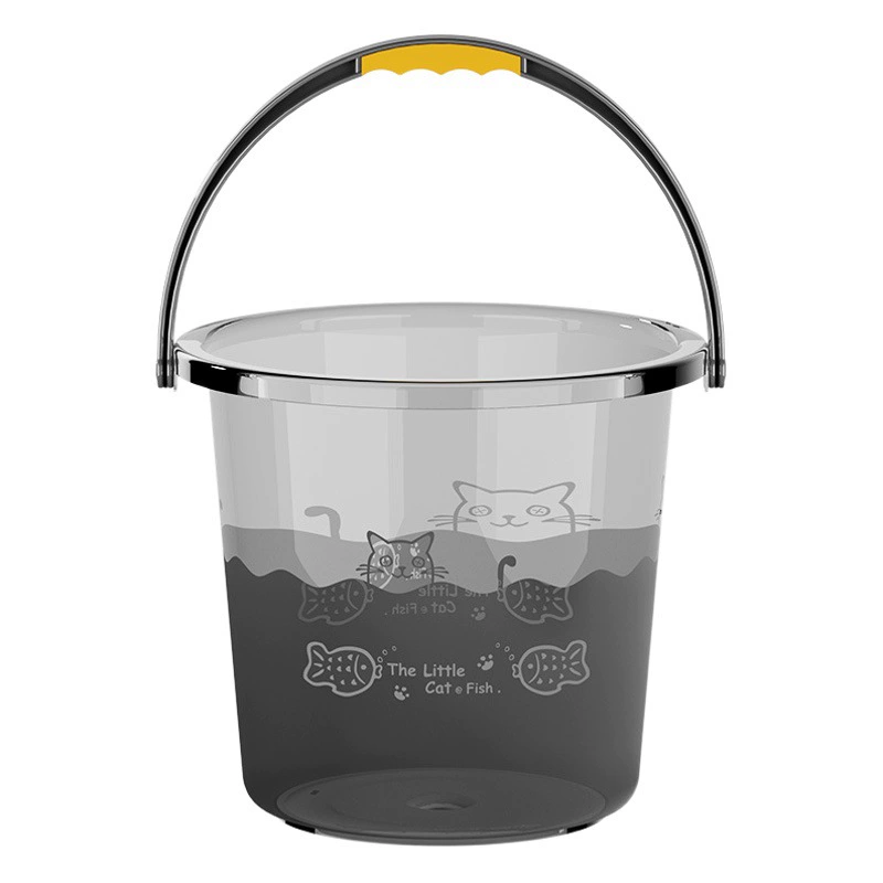 Ведро источника Бытовое ведро для хранения воды Пластиковое ведро Утолщенное большое ведро для ванны Ведро для белья Костюм для умывальника Автомобильное ведро