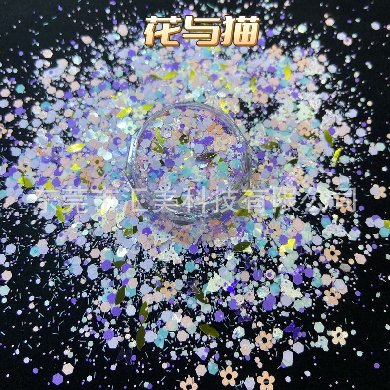 新商品の夏の花シリーズの耐溶剤梅の葉の花びらのネイルアート|undefined