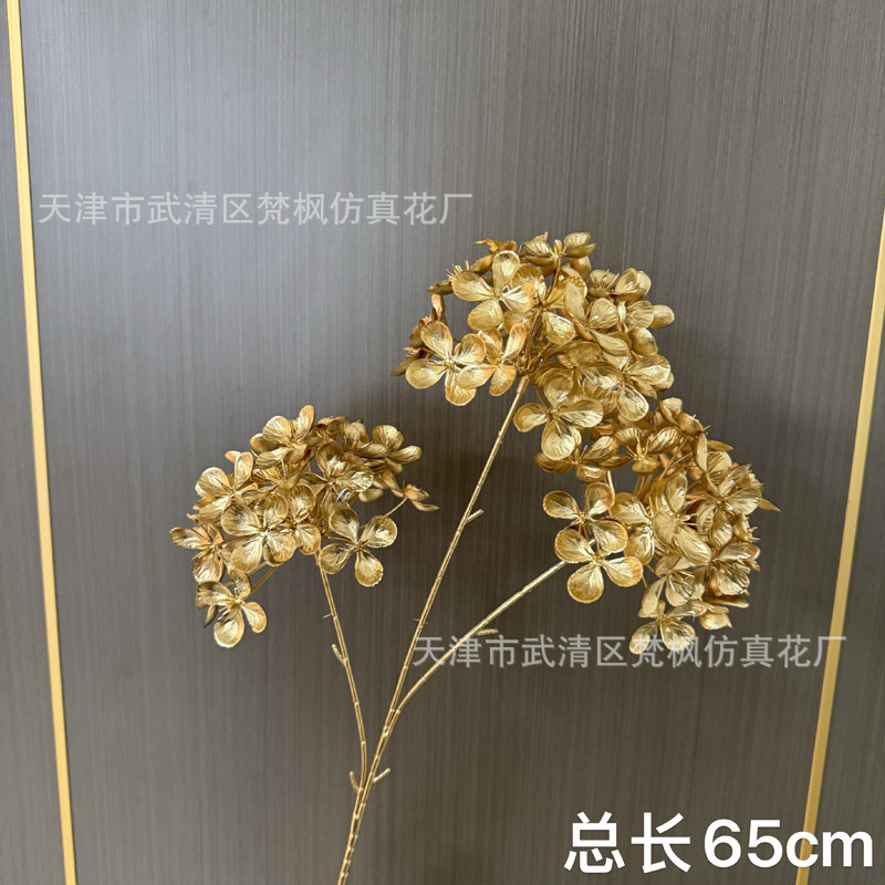 金系新年夜花シミュレーション花福桶置物赤果泡発財果尤加利金葉装飾|undefined