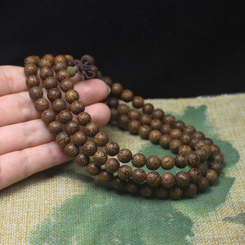 Agarwood 8mm Round Bead Bracelet Wooden DIY Men's and Women's 108 Beads Rosary Jewelry Wholesale Agarwood 8mm Round Bead Bracelet Wooden DIY Men's and Women's 108 Beads Rosary Jewelry Wholesale