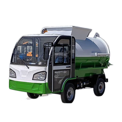 Rear-Mounted Three-Wheel Garbage Truck, Elektrik zibil maşınları