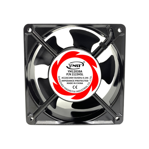 12038 cooling fan 220V industrial cabinet cooling fan 12cm KTV chassis fan can be wired