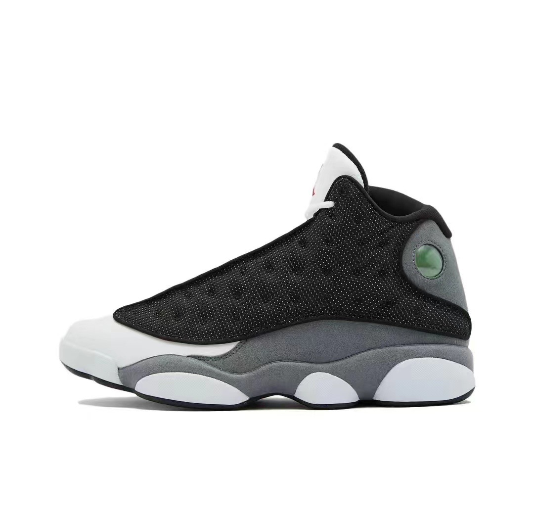 aj13 white gray black
