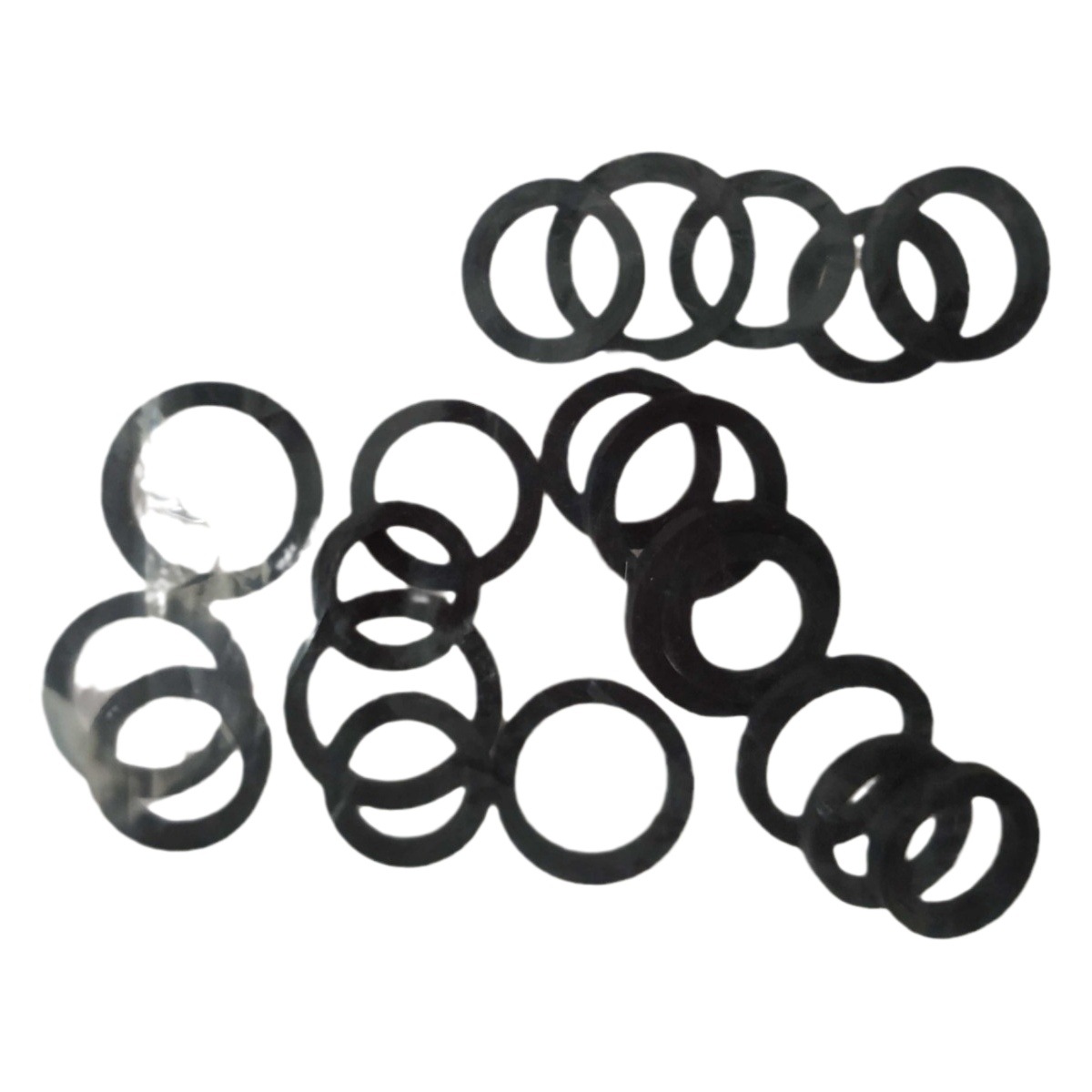 Rueda trasera mixta diámetro interior 9-13mm registrador titular de la tarjeta grabadora rueda trasera anillo de goma cinturón anillo de goma cuadrado 2mm