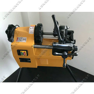 Automatic galvanized steel pipe twisting machine round pipe external thread processing tool electric pipe cutting tapping threading machine