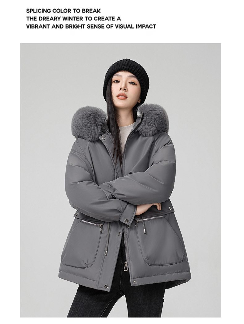 Foreign trade plus veet overcomes women's long 2024 new winter style jacket, slimming and thickening cotton coat, small_voghion.com
