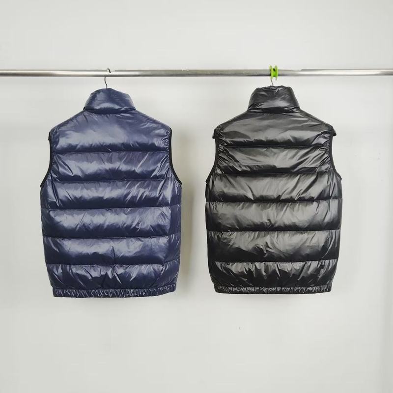 毒家原标P家基础款极简铁三角标标识90白鸭绒羽绒服马甲背心男女|undefined