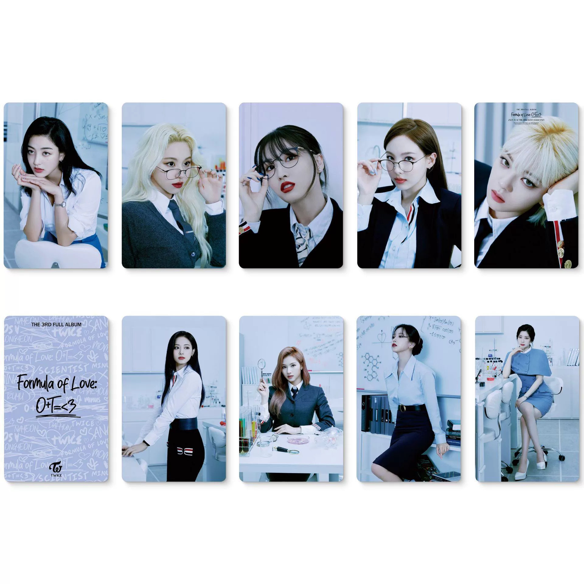 AESPA официальный малый талон Ли Чжи Мин фотокарточка TWICE альбом Formula of Love периферийная карта