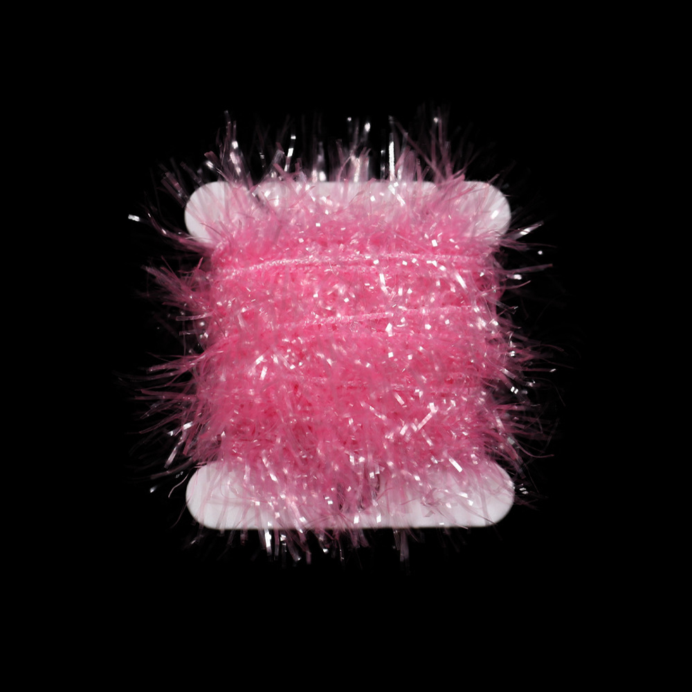 Luyafei mosca cebo material de unión unilateral línea de cristal bajo trucha cinturón decorativo lana gancho cebo línea de unión