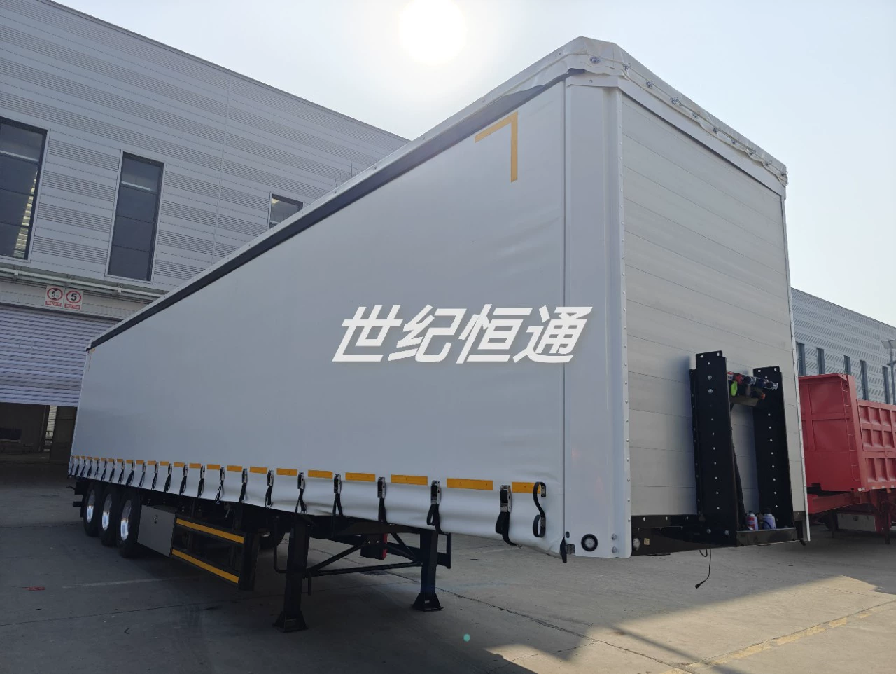 Боковая штора полуприцепа контейнерная логистика транспорт тент грузовик грузовик с пневмоподвеской внешний прицеп