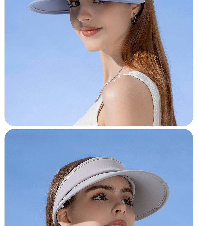 Mujeres Elegante Básico Color Sólido Grandes Aleros Sombrero Para El Sol display picture 6