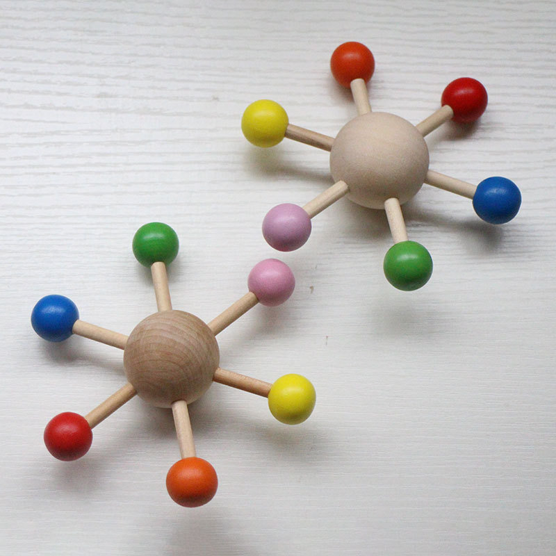 木质儿童玩具太阳陀螺旋转陀螺趣味桌面减压幼儿园益智玩具跨境