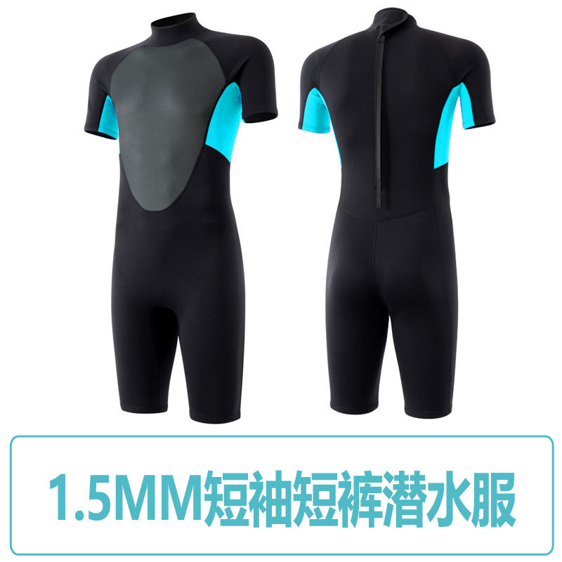 5/3/1.5mm Wetsuit for Men, Warm and Cold-Proof, Wet-Style Winter Swimming One-Piece Snorkeling Sun Protection Surfing Suit for Women