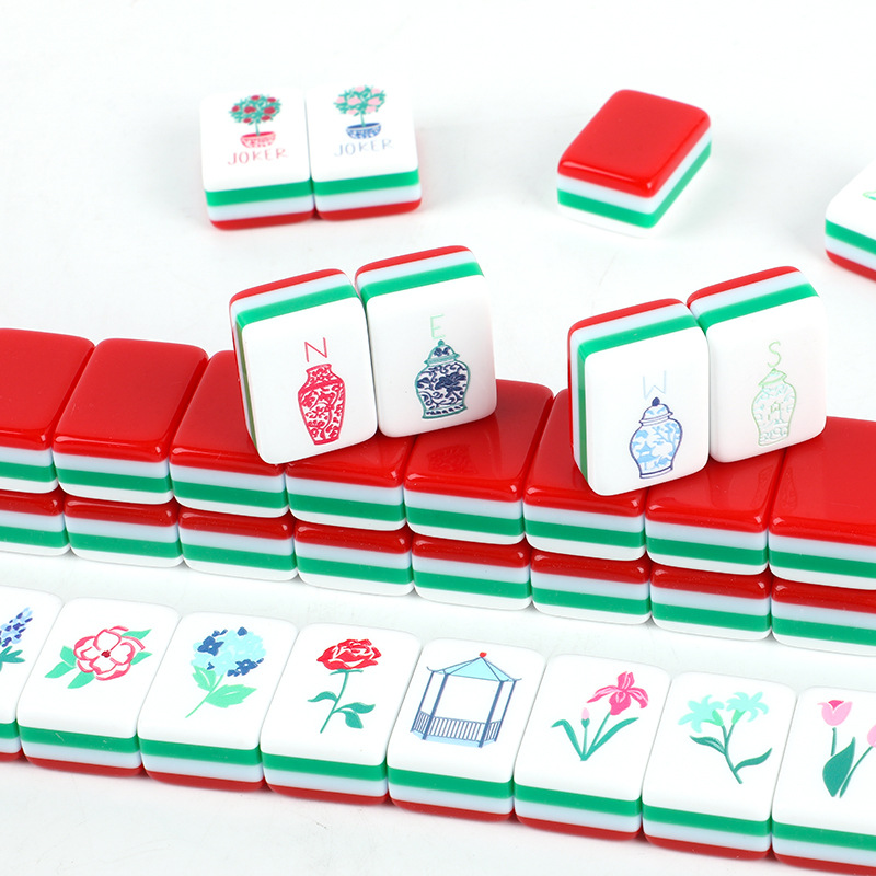 Full range of American-style mahjong tiles, Amazon cross-border American mahjong, mini travel mahjong, American-style board games