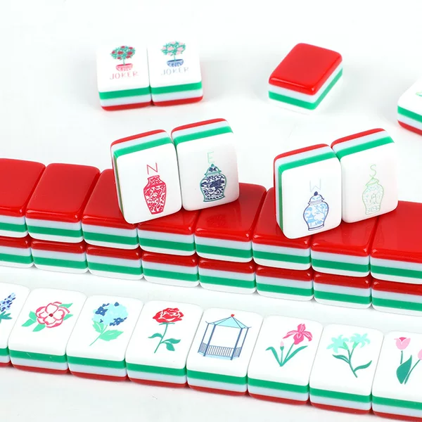 Full range of American-style mahjong tiles, Amazon cross-border American mahjong, mini travel mahjong, American-style board games