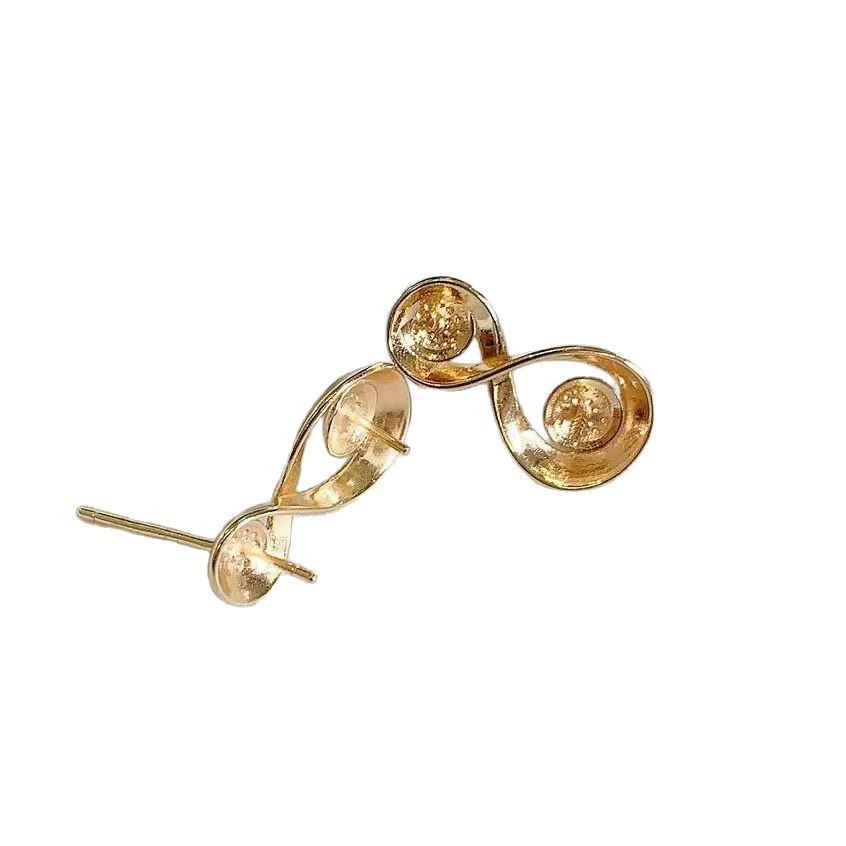 Серьги из жемчуга, авторская фурнитура, S925, серебро 925 пробы, 5-8мм