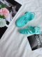 New candy-colored Roman sandals for elementary school students fragrant jelly beach closed toe sandals snap-on easy to wear