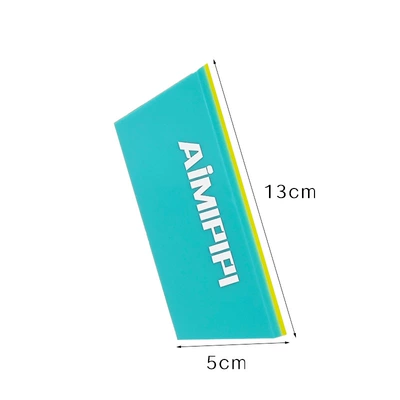 High-end car film beef tendon scraper material good soft film cleaning two-color soft film car wash silicone wiper (Car cleaning tools) - light-blue-double-layer-beef-tendon-film