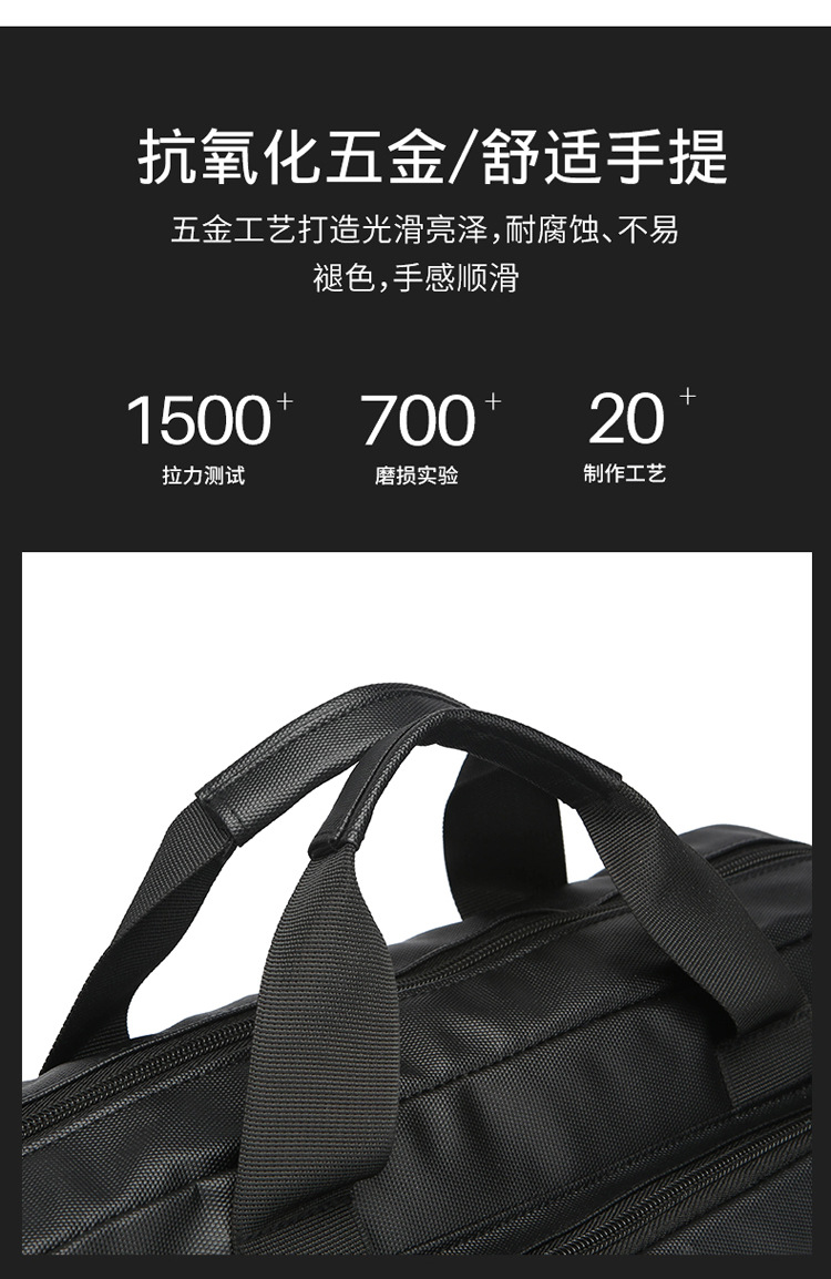 The new 2024 minimalist and sophisticated briefcase men's large-capacity casual sports single-shoulder bag is water-resistant for cross-border use undefined