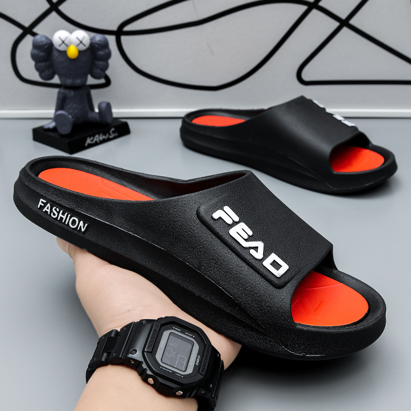 Zapatillas para hombres de verano, sandalias de suela gruesa, sandalias de moda casera, zapatos de tendencia para hombres