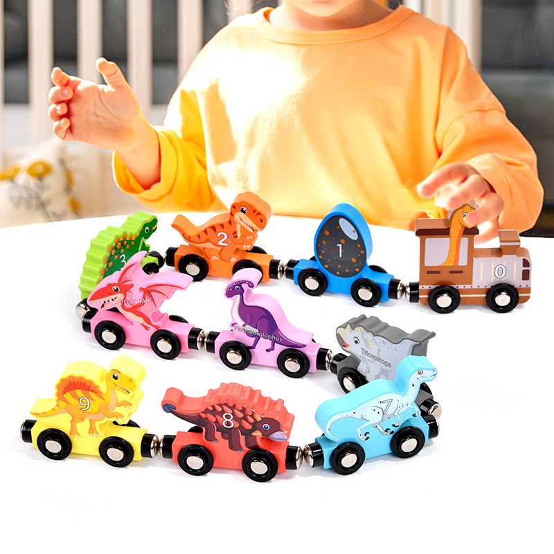 CPC CE Train Toys Bloques de construcción de ensamblaje magnético Niños Animales Coches Niños Inteligencia Benetización de los niños