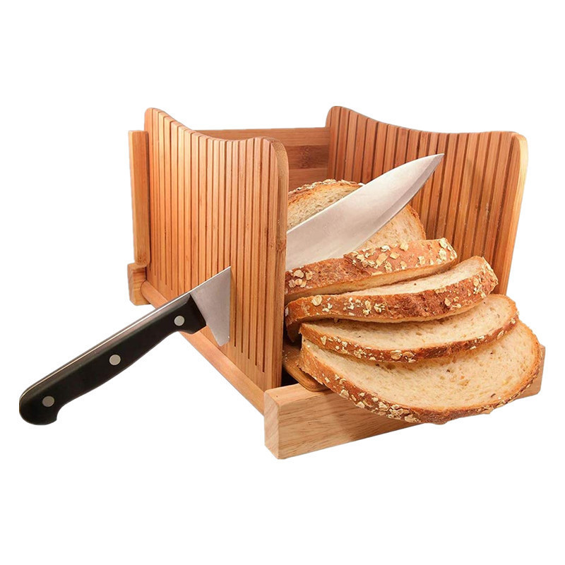 Nueva cocina de estilo japonés hogar plegable placa de corte de pan Hotel hornear tostada rebanada tabla de cortar pan rallado caja de almacenamiento