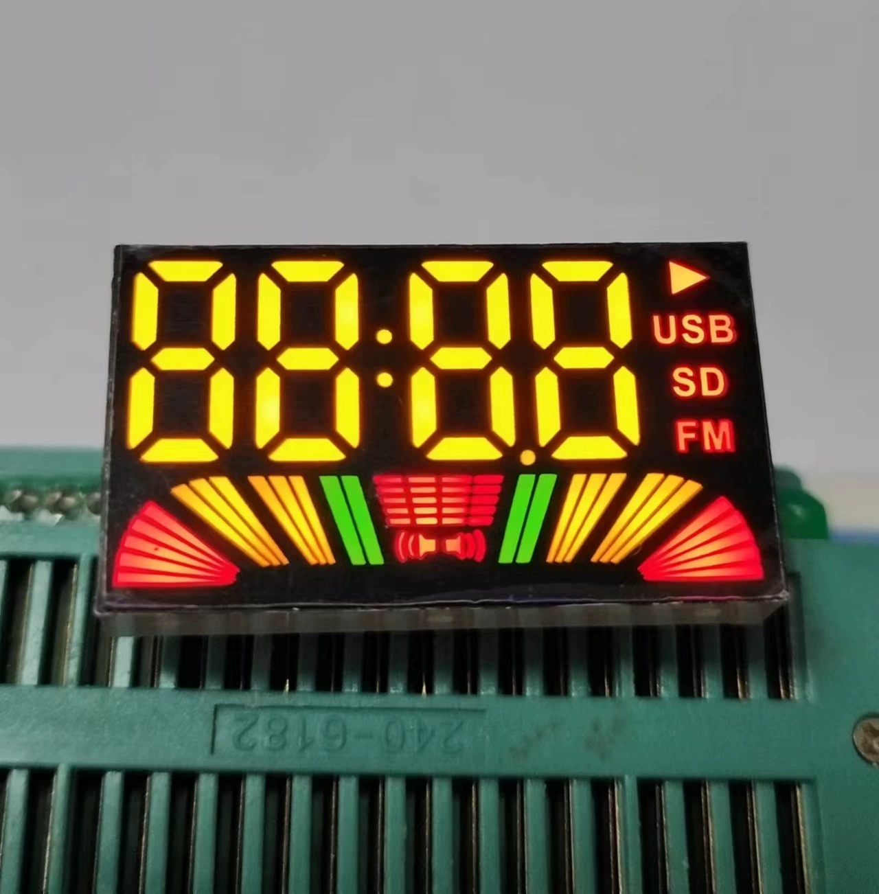 Кастомизированный светодиодный цифровой трубчатый цветной экран, цифровой трубчатый дисплей для бытовой техники, мультимедийный аудио светодиодный цифровой экран