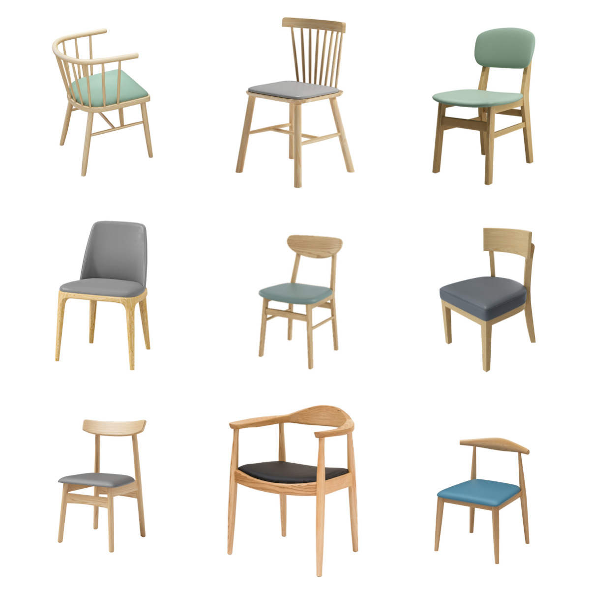 Milk tea shop high-end solid wood table coffee shop table and chair hamburger dessert snack restaurant coffee shop commercial dining chair