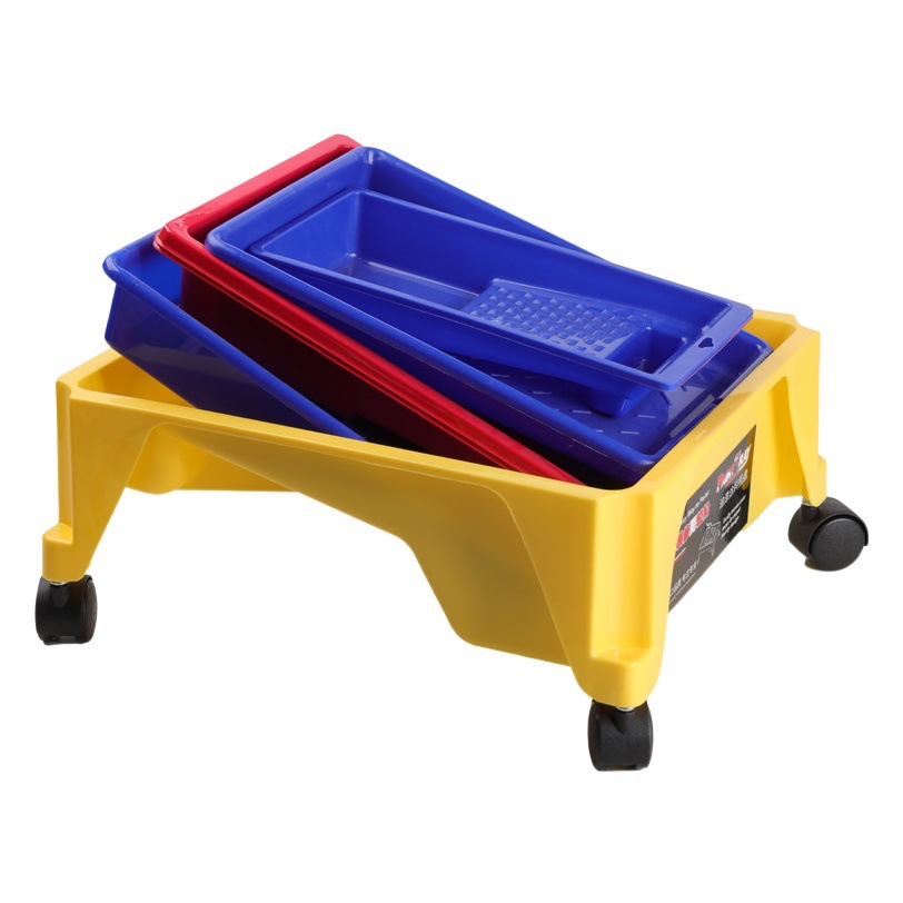 Bandeja de pintura engrosada de 47910 pulgadas para renovación, bandeja de pintura para accesorios de rodillo de pintura de látex artístico, bandeja de pintura.