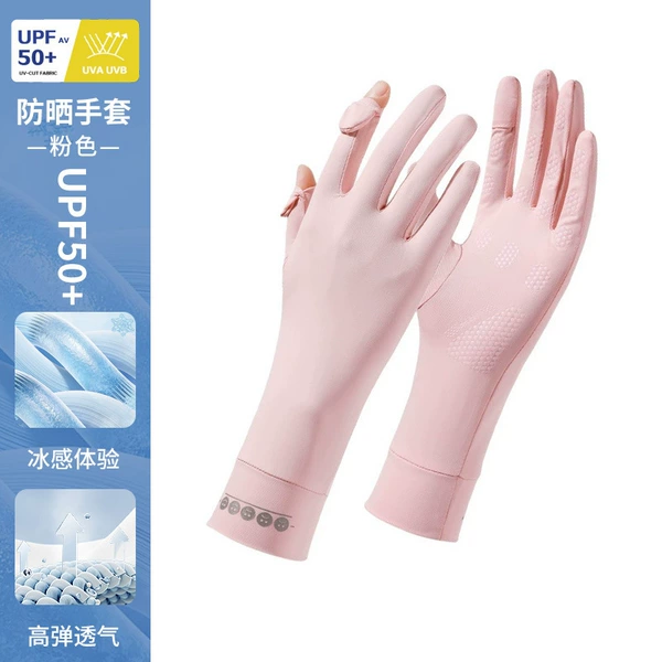 Fuchsia long wristband, sun protection