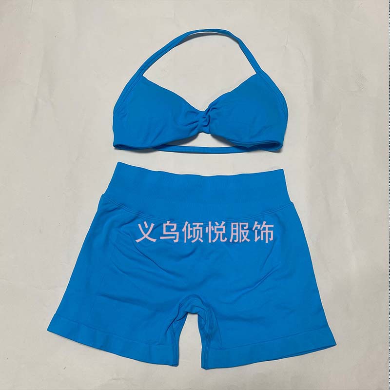 DFYNE AliExpress TK Venta caliente Sujetador pequeño Pantalones cortos Traje de pantalones Yoga Fitness Deportes Casual Traje transpirable