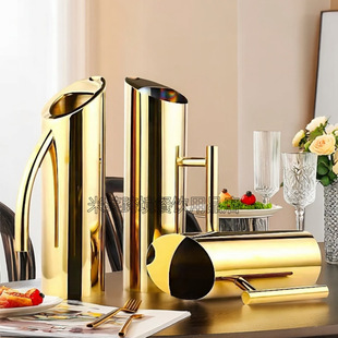 Cross-Border Stainless Steel Water Pitcher, Bar Mixing Pitcher, Cold Water Pitcher, Mixing Pitcher, Restaurant Hotel Juice Pitcher, Cold Water Pitcher