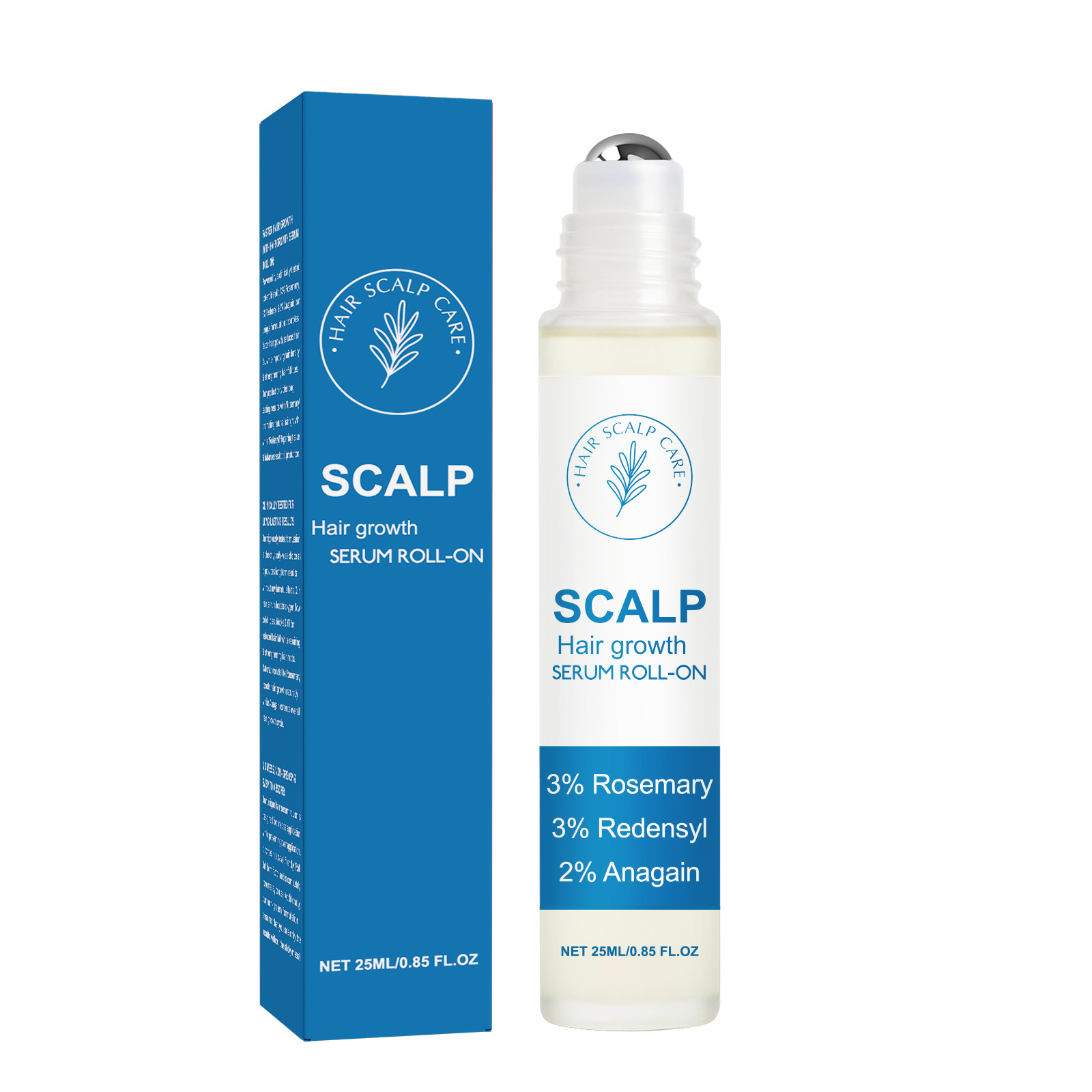 跨境无标生发强发根密发固发促进头发生育液激活毛囊防脱育发精华