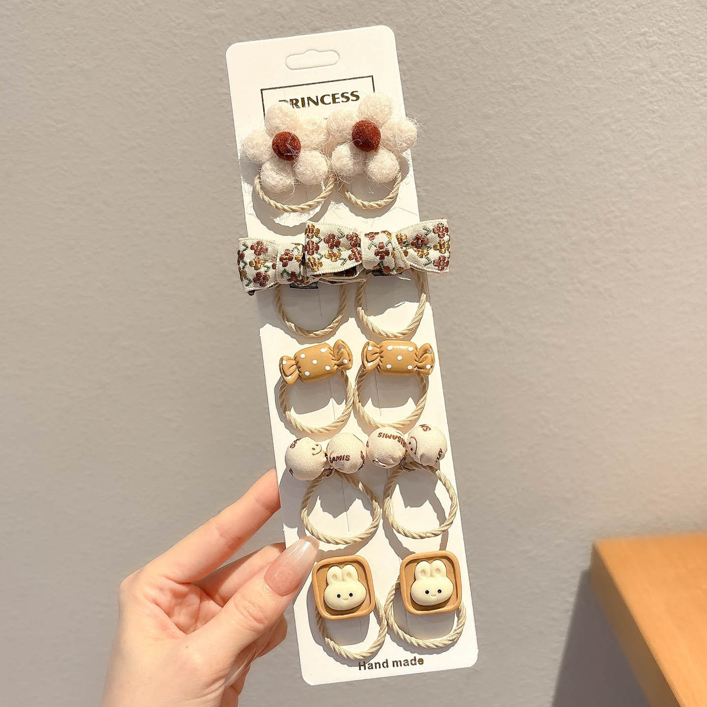 Baby pequeño pulgar anillo de cabello para niñas no lastimas correa de cabello para niños cuerda de cabello de alta elasticidad para niños