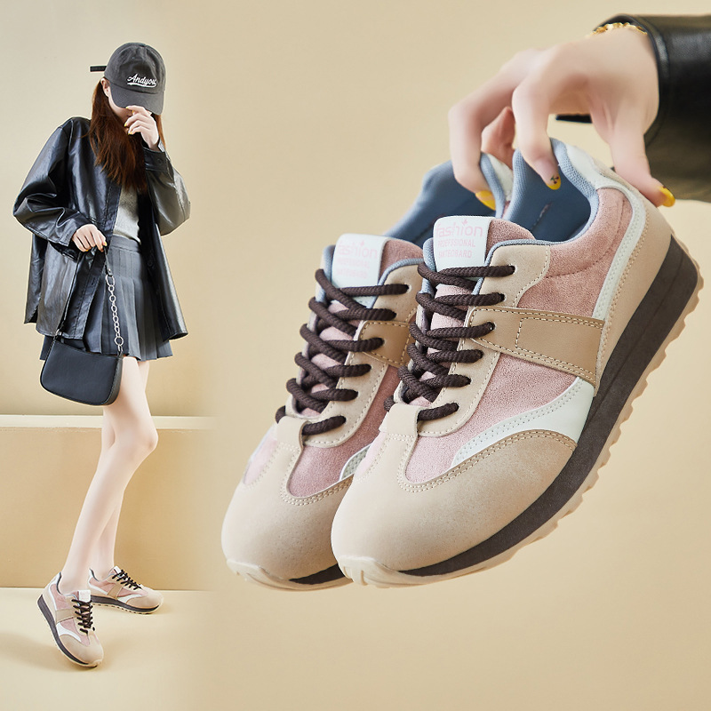 Zapatillas Estilo Forrest Gump para Mujer JCF220 de Sintético PU y Caucho Térmicas para Uso Diario