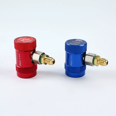 connector Land Rover Range | Automotive air conditioning - a-pair-of-pure-copper-red-and-blue