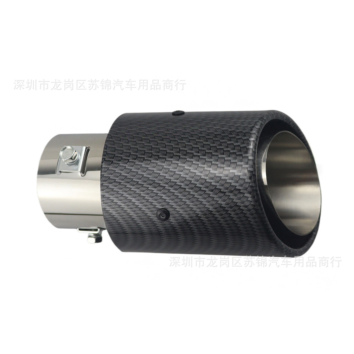 Car Modified Exhaust Pipe Carbon Fiber Tail Pipe Scorpio Exhaust Pipe Muffler Water Transfer Printing Stainless Steel Tail Pipe Tail Pipe