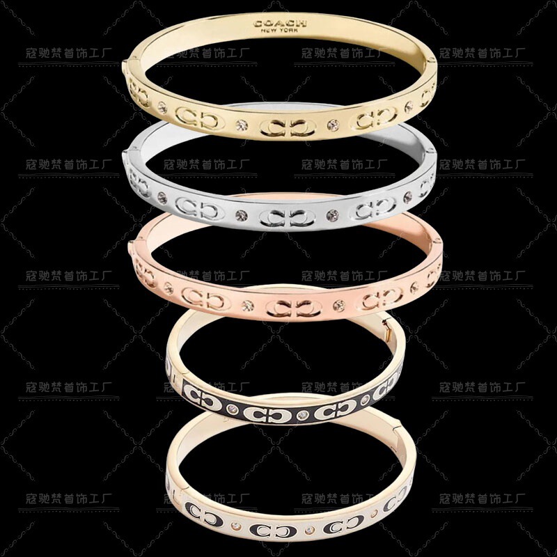 Cross-border high quality COA Kojia New C Series Enamel Bracelet Light Luxury All-match High-end Gifts for Girlfriend