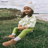 Little buddy европейский и американский осенний свиток для девочек новый детский тренд детский костюм с длинными рукавами