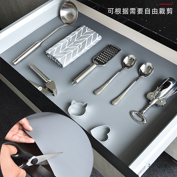 橱柜厨房柜子冰箱防滑抽屉垫纸贴纸防水油垫防潮台面鞋柜衣柜垫子