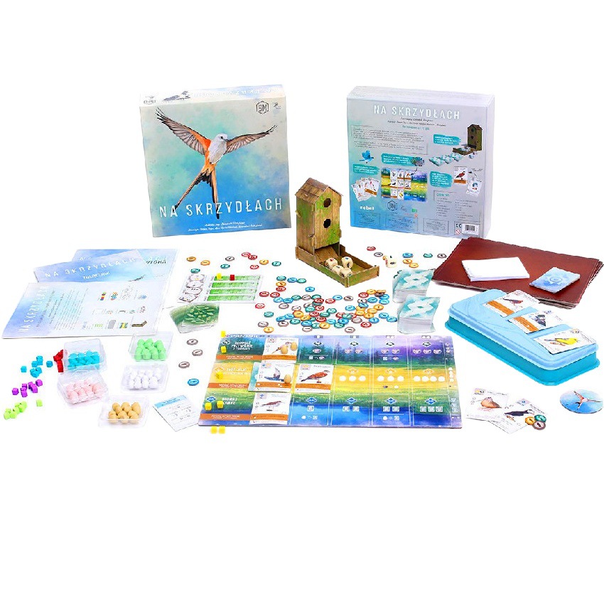 Versión completa en inglés Juego de envergadura Juego de mesa de colibrí Tablero de ajedrez contiene Swift Start Pack en stock