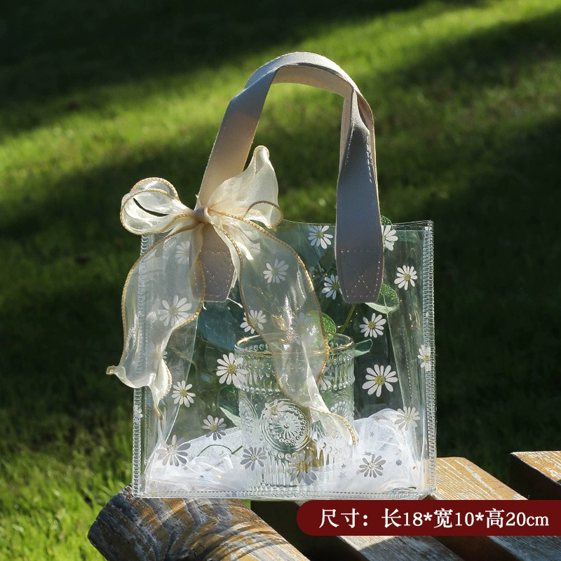 Прозрачный подарок сумка Hand Hand Hands Box Wedding Hi Sugar Box ins