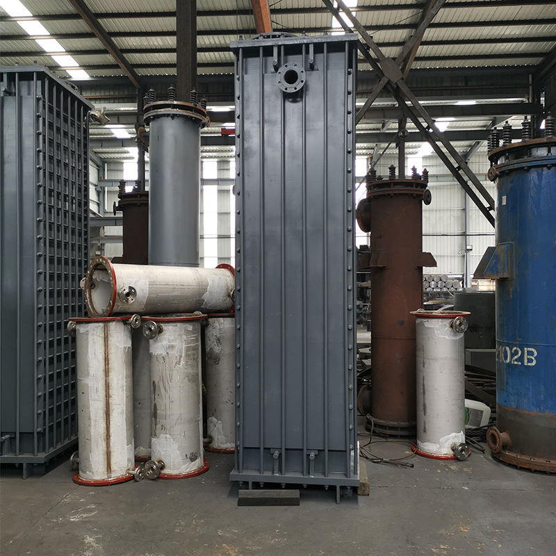 厂家供应矩形块孔式石墨换热器结构强度高皮实冷却器石墨换热器