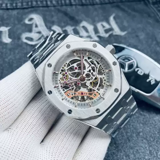 Popular Foreign Trade Model Direct Wholesale from Manufacturer on Aliexpress and Wish, European and American Style Men's Hollow Mechanical Fashion Watch