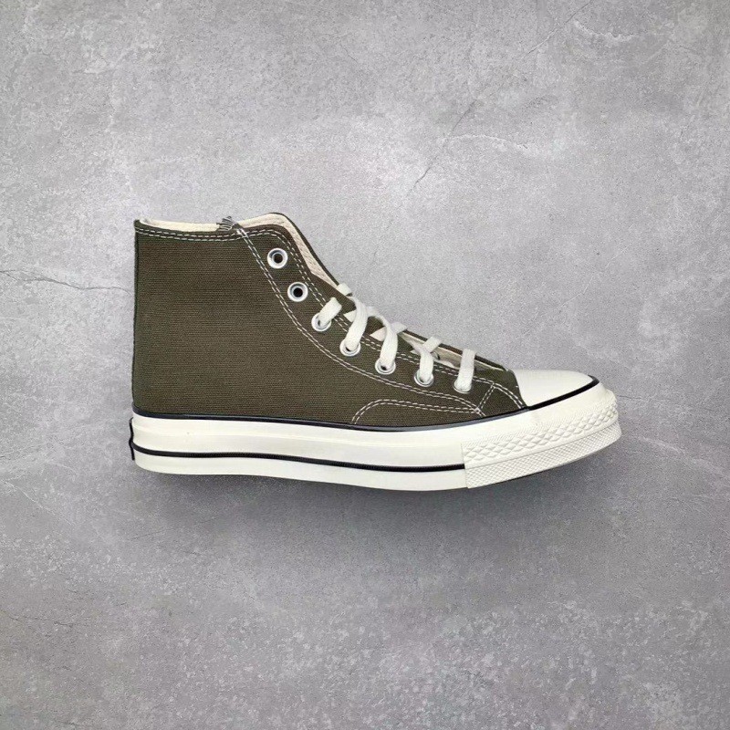 Putian Classic 1970S Negro High-top Pareja Casual Todo-fósforo Campus Hombres y mujeres Zapatos de lona transpirables para estudiantes