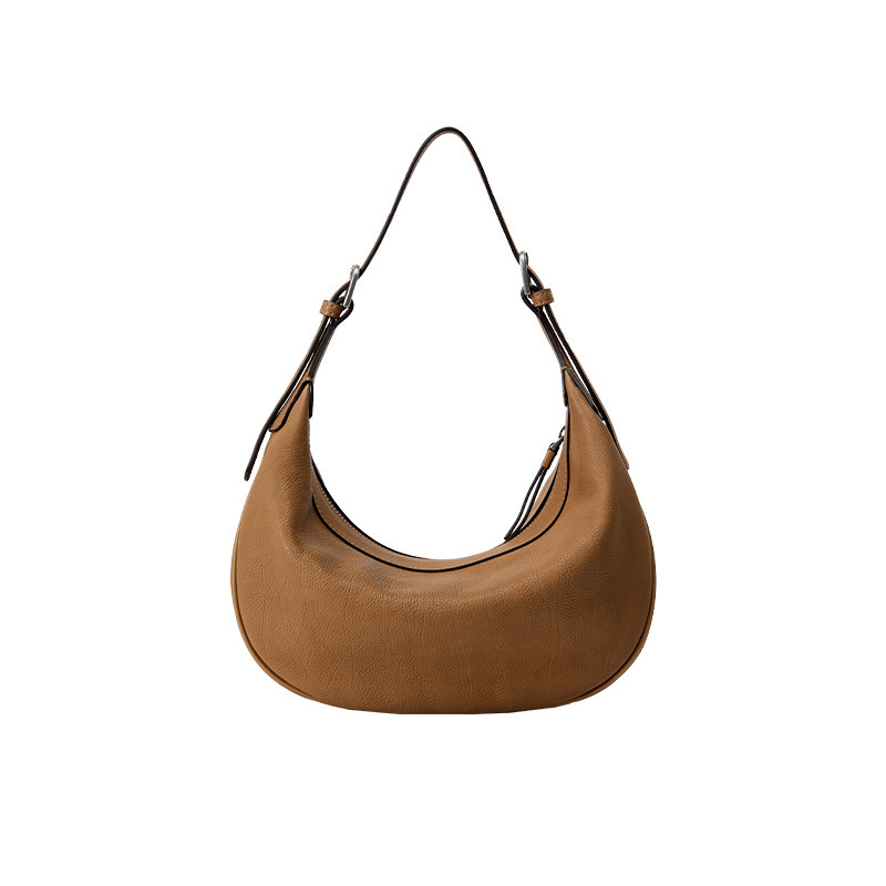 [Xi Mengyao Style] New Crescent Hobo Bag - Versatile Commuter Crossbody Shoulder Underarm Bag For Women - Thumbnail 7