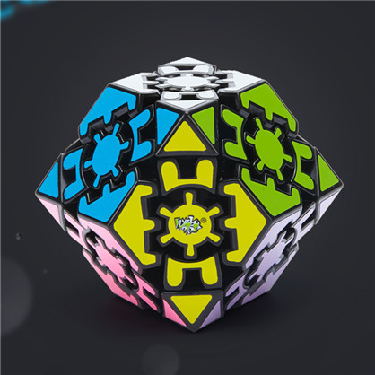 Lanlan Gear Cube Five Rubik's Cube Octahedron Fourteen Sides Built-in Gears 12 Sides Cone Special Gear Cube
